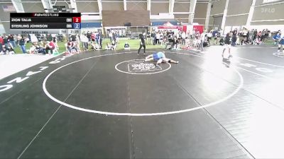 190 lbs Cons. Round 3 - Zion Talia, Excalibur Wrestling Club vs Sterling Johnson, Sanderson Wrestling Academy