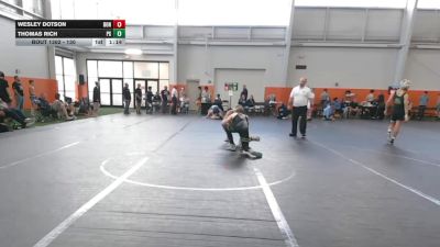 130 lbs Quarterfinal - Wesley Dotson, Donahue vs Thomas Rich, Project X