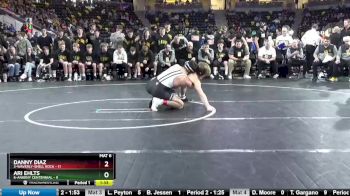 160 lbs Quarterfinal - Danny Diaz, 3-Waverly-Shell Rock vs Ari Ehlts, 6-Ankeny Centennial