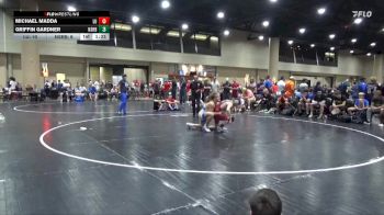 126 lbs Round 5 (6 Team) - Griffin Gardner, North Shelby Regulators Blue vs Michael Madda, Level Up