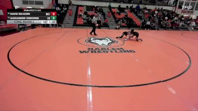 132 lbs Cons. Round 3 - David Bilhorn, MILTON (WI) vs Alexander Osborne, LIBERTYVILLE
