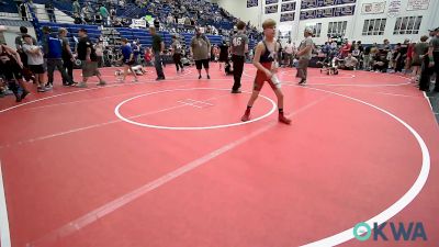 80 lbs Quarterfinal - Liam Fraser, Texas Select Wrestling Club vs Cash Hladik, Hennessey Takedown Club