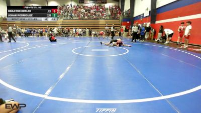 112 lbs Quarterfinal - Braxton Beeler, Jenks vs Johan Rodriguez, Edison Eagles Jr. High