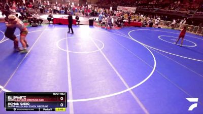 285 lbs Cons. Semi - Eli Swartz, Central Catholic Wrestling Club vs Homan Sadiq, Castro Valley High School Wrestling