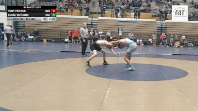 141 lbs Round Of 32 - Toby Pearce, Unrostered- Spire vs Elijah Brosius, Unattached- UPJ