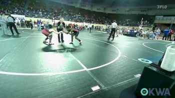 100 lbs Round Of 16 - Alijeh Wright, Okmulgee vs Preston Butler, Hilldale Youth Wrestling Club