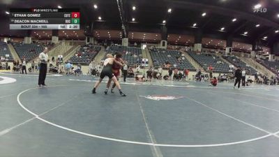 165 lbs Cons. Round 2 - Deacon MacNeill, Rochester University vs Ethan Gomez, Cumberland (Tenn.)