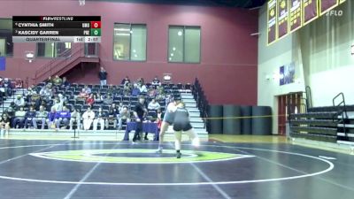 180 lbs Quarterfinal - Kascidy Garren, Presbyterian vs Cynthia Smith, Mount Olive