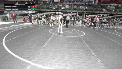 125 lbs 7th Place - Joseph Armeli, Red Nose vs Cayden Duncan, Hackettstown