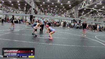 120 lbs Semis (4 Team) - Caitlin Rankin, 5forty Lady Brawlers vs Layla Namerow, Kraken Dream Crushers