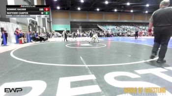 73 lbs Final - Dominic Galvan, EGWA vs Matthew Campos, Red Wave Wrestling