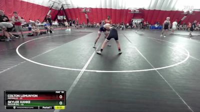 150-150 B Round 1 - Skyler Hanke, Reedsburg vs Colton LeMunyon, Maysville