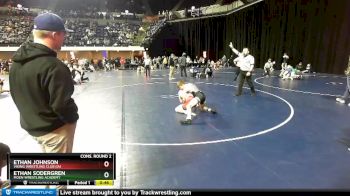 125 lbs Cons. Round 2 - Ethan Sodergren, Moen Wrestling Academy vs Ethan Johnson, Viking Wrestling Club (IA)