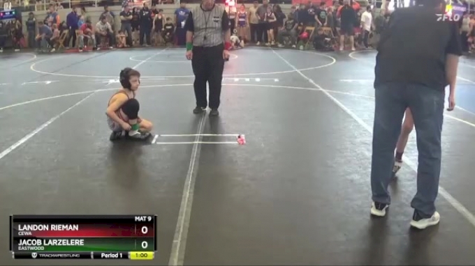 66 lbs Round 1 - Landon Rieman, CEWA vs Jacob Larzelere, Eastwood