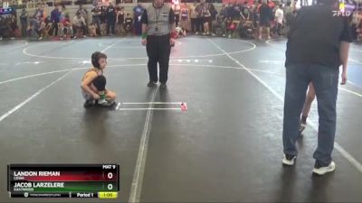 66 lbs Round 1 - Landon Rieman, CEWA vs Jacob Larzelere, Eastwood