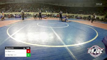 96 lbs Round Of 16 - Bryce Starr, Marlow Outlaws vs Drew Barnes, Cardinal Wrestling Club