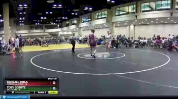 132 lbs Round 6 (10 Team) - Toby Goertz, STL Yellow vs Kendall Bibla, Florida All-Stars