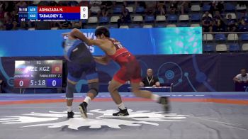 70 kg 1/8 Final - Nurlan Aghazada, Azerbaijan vs Zalkarbek Tabaldiev, Kyrgyztan