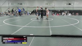132 lbs Placement Matches (8 Team) - Camren French, Florida vs Brody Miess, Wisconsin