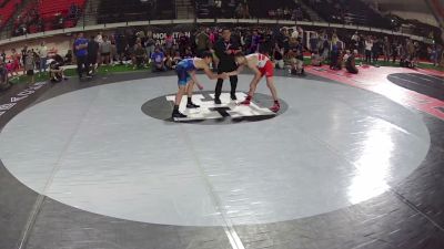 132 lbs Semis - Luis Jauregui, California vs Gunnar Wilson, Oregon