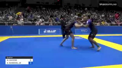 ALEXANDER SANDOVAL JR vs MICHAEL CAICEDO 2021 World IBJJF Jiu-Jitsu No-Gi Championship