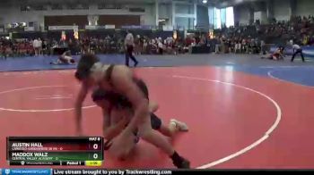 110 lbs Round 1 (3 Team) - Austin Hall, Canisteo-Greenwood Sr HS vs Maddox Walz, Central Valley Academy