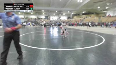 91 lbs Cons. Round 1 - Addyson Fanguy, Stars Wrestling Club vs Annabelle Ireland Bailey, Warefare Wrestling