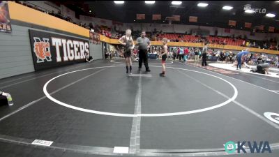 75 lbs Rr Rnd 5 - Kord Walker, Hinton Takedown Club vs Talon Peterpaul, BullTrained