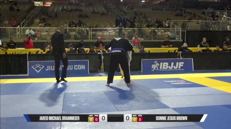 Donnie Jesus Brown vs Jared Michael Brammeier 2025 Pan Jiu Jitsu IBJJF Championship