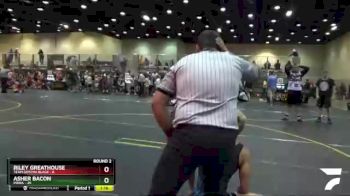 140 lbs Round 2 (6 Team) - Asher Bacon, POWA vs Riley Greathouse, Team Gotcha Black