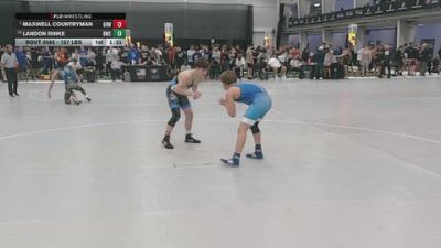 157 lbs Semis - Maxwell Countryman, Greater Heights Wrestling vs Landon Rinke, Bison Wrestling Club
