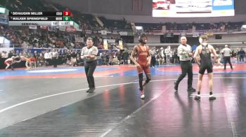 6A 106 lbs Semifinal - Devaughn Miller, Columbia vs Walker Springfield, Mountain Brook