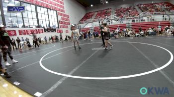 90 lbs Quarterfinal - Jayden Burch, Mustang Bronco Wrestling Club vs Joshua Jerez Gamas, Standfast