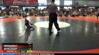 50 lbs Semifinal - Jonathan Bellis, Tiger Youth Wrestling vs Brooks Gallant, Husky Wrestling Club