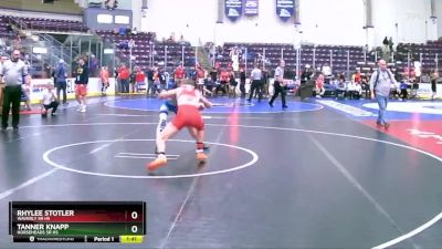 108 lbs Quarterfinal - Rhylee Stotler, Waverly Sr HS vs Tanner Knapp, Horseheads Sr HS