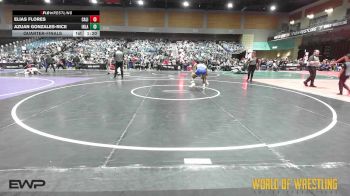 132 lbs Quarterfinal - Elias Flores, California Grapplers vs Azuan Gonzales-Rice, Inland Elite Wrestling Club