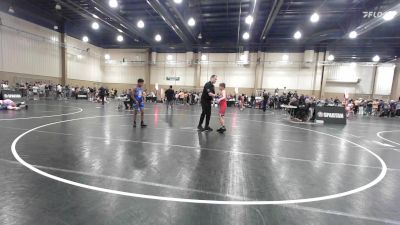 100 lbs Semifinal - Jaxson Hackett, Lake Gibson vs Michiah Gillins Jr, Youth Impact Center Wrestling Club