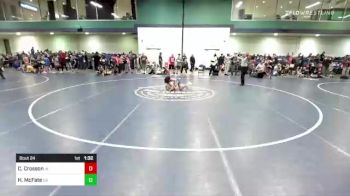 80 lbs Round Of 32 - Cain Crosson, IA vs Hudson McFate, GA