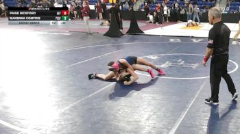 100 lbs Consolation - Paige Bickford, Alvirne vs Makenna Comtois, Pelham