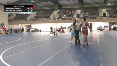 285 Championship Bracket Champ. Round 2 - William Velazquez, Albert Lea vs Olamide Oyewole, Anoka