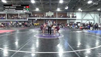 184 lbs Cons. Round 2 - Max Sokolski, Augsburg vs Henry Kubelka, Schreiner