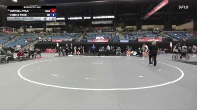 180 lbs Quarterfinal - Jannell Avila, Baker vs 2 India Page, Lindsey Wilson