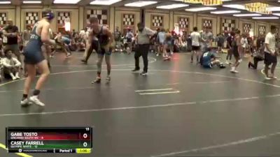 145 lbs Round 2 (4 Team) - Gabe Tosto, Orchard South WC vs Casey Farrell, Olympic White