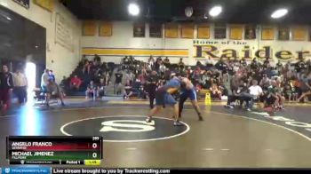 285 lbs Champ. Round 1 - Michael Jimenez, Fillmore vs Angelo Franco, Serrano