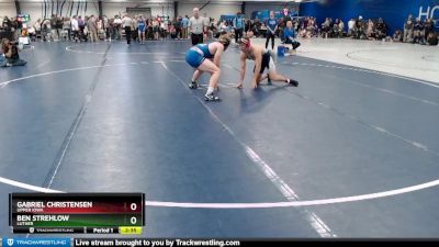 Elite 197 lbs Cons. Round 2 - Gabriel Christensen, Upper Iowa vs Ben Strehlow, Luther