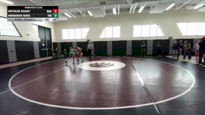 125 lbs Cons. Round 2 - Brynlee Roady, Worland vs Remedios Mata, Pinedale