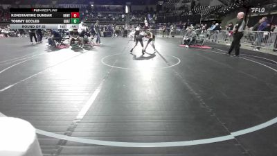 90 lbs Round Of 32 - Konstantine Dunbar, Newton vs Tommy Eccles, Unattached
