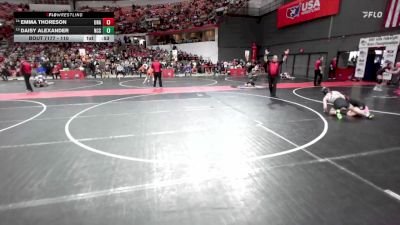 110 lbs Cons. Round 1 - Emma Thoreson, Unattached vs Daisy Alexander, North Crawford Seneca