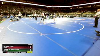 120 Class 1 lbs Quarterfinal - Nolan Laux, Fatima vs Emmett Lorenson, Palmyra