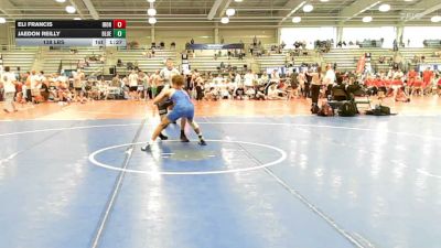 138 lbs Rr Rnd 2 - Eli Francis, Iron Faith Gold - HSB vs Jaedon Reilly, BlueWave Beast - HSB